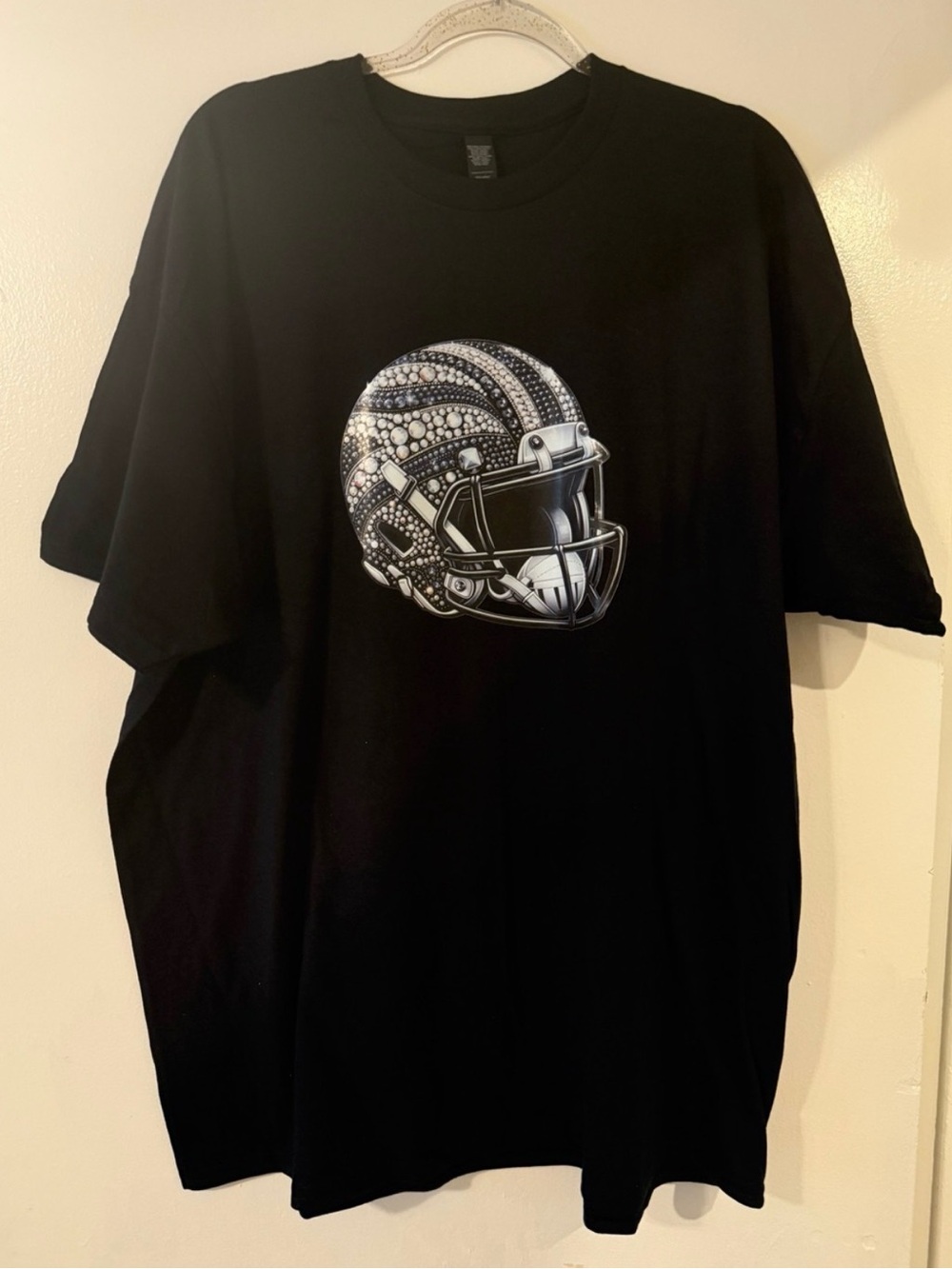 Black Graphic Helmet T-Shirt - Unbranded - Picture 3 of 3